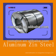 Aluzinc bobina de acero AZ100g/m2, Galvalume acero galvanizado, mejor calidad de China